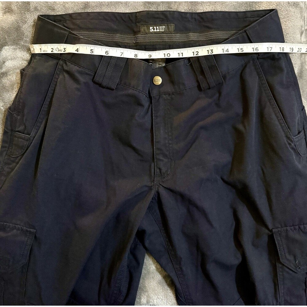 5.11 511 Tactical Womens Pants 18 Reg Cargo Pockets Military Utility Blue Duty - Picture 2 of 9